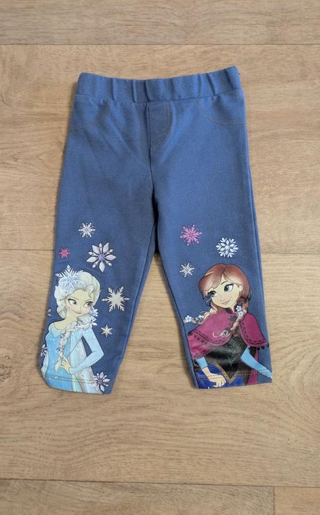Krásné legíny elsa a anna vel. 74, disney,74