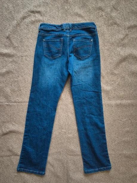 Dámské džíny rovného střihu vel. 38, 38