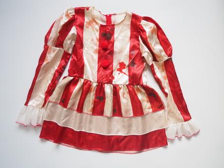 Kostým zombie šašek vel 140, 