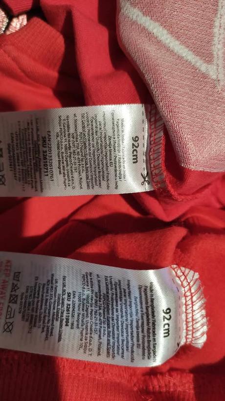 Mikina+triko vánoční dívčí v.92 nové, 92