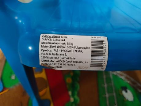 Dětské plastové židle olomouc, 