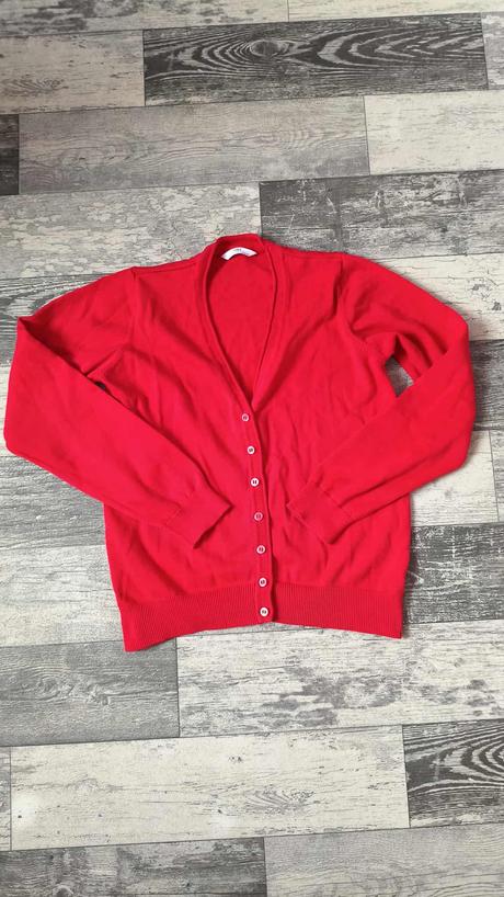 Svetr dívčí propínací 146/152, marks & spencer,146