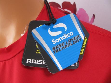 Funkční červené elastické triko - sondico, l