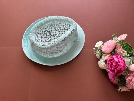 Klobouk mintové barvy - v.52, 52