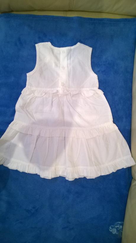 Bílé šaty, cherokee, vel 86 i déle, top stav, cherokee,86