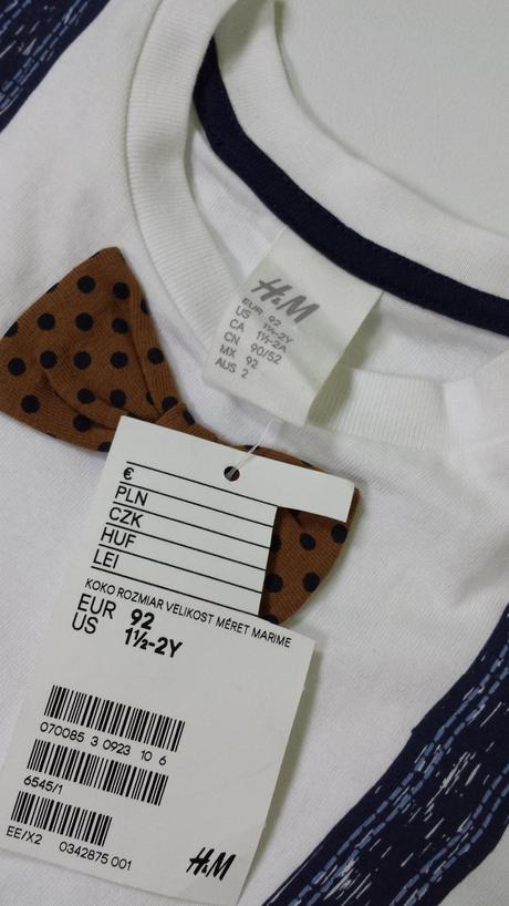 Tricko a gate, h&m,92