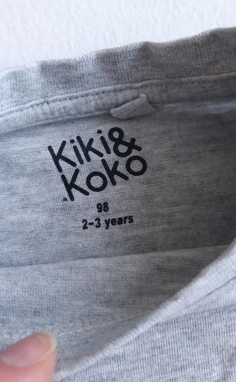 Šedé triko, kiki&koko,104