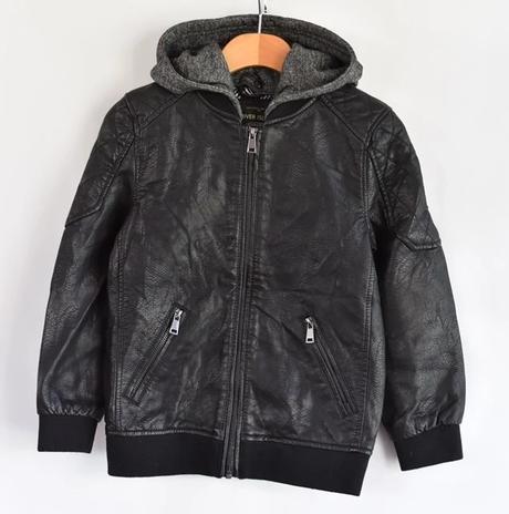 Bunda koženková vel. 8 let, river island,128