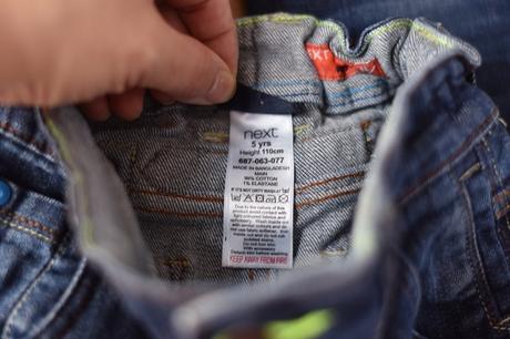 Džíny vel. 5 let, next,110