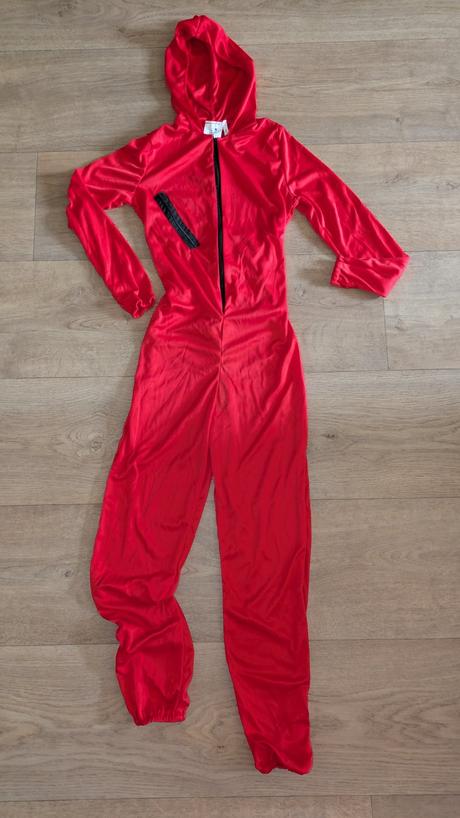 Ka326 karnevalový kostým lupič - papírový dům xs, 