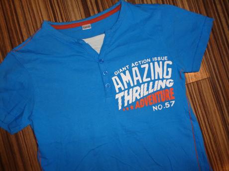 Luxusní modré tričko 134/140, adams,134