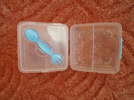 Dětský plastový box na svačinu, dělený,