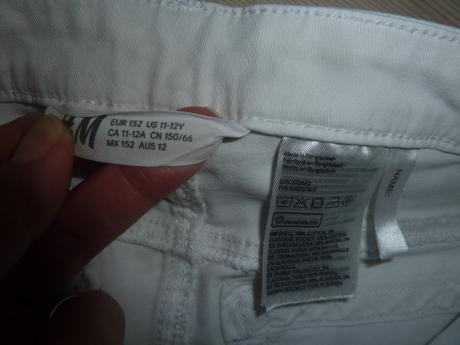 Riflové kraťasy, h&m,152