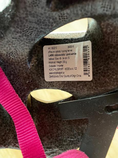 Cyklistická helma, s