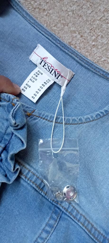 Riflová bunda zn."linea tesini" vel."38/m", m