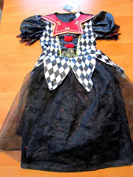 Karnevalový kostým -harlekýnka vel 134-140,