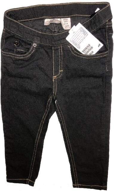 Dívčí letní capri džínové kalhoty (kraťasy), 2-3y, h&m,98