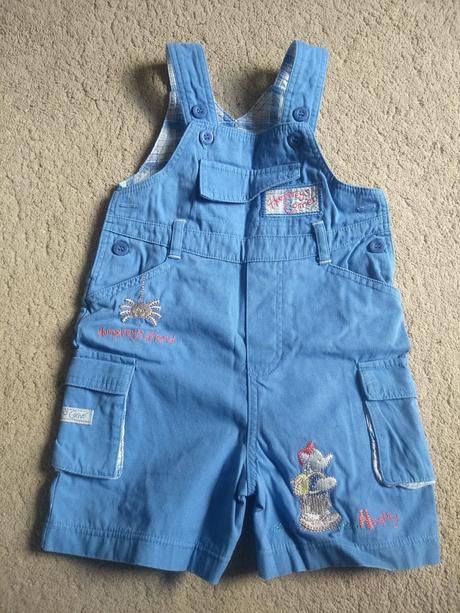 Kraťásky s laclem, mothercare,68