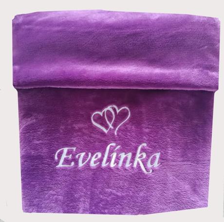 Deka s výšivkou jméno na přání - více barev, šířka (cm): 75,délka (cm): 90