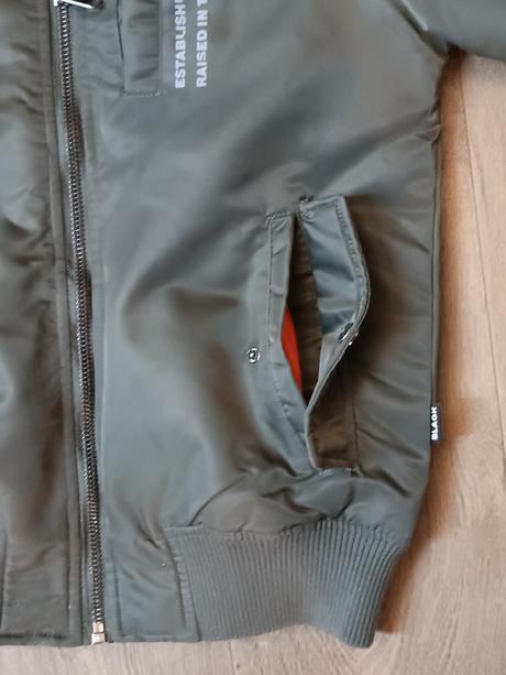 Chlapecký khaki bomber zn. black squad,vel.xs, xs