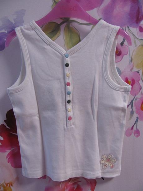 Letní bavlněné tričko s výšivkou, 110