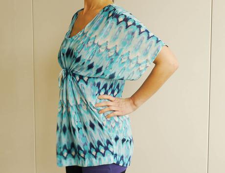 Prusvitna tyrkysova bluza h&m, h&m,xs