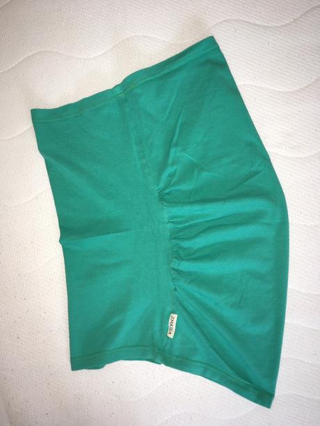 Těhotenské tílko bez ramínek - zelené (vel. s), s