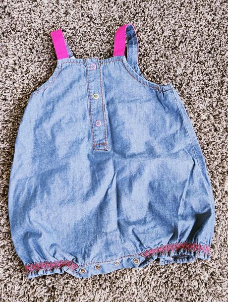 Letní bavlněný overal / overálek na ramínka lehký, next,62