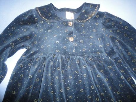 I jako sváteční, sametové šatičky z c+a, 80-86, c&a,86