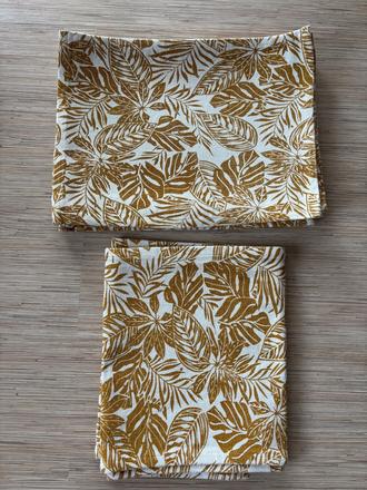 Látkové prostírání a běhoun top stav, 