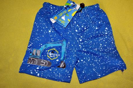 Kraťasy kugo s bagrem,bavlna na 3-5 let, kugo,104