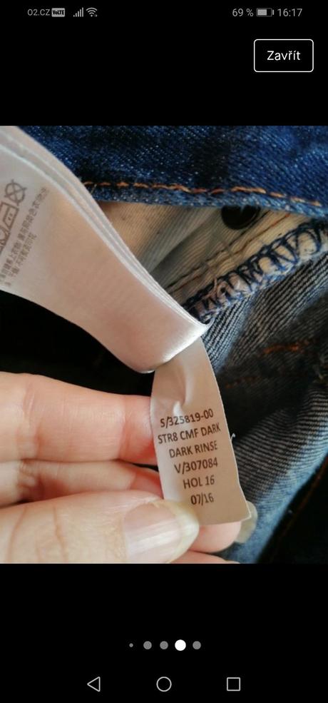 Dětské tm. modré džíny, gapkids, gap,140