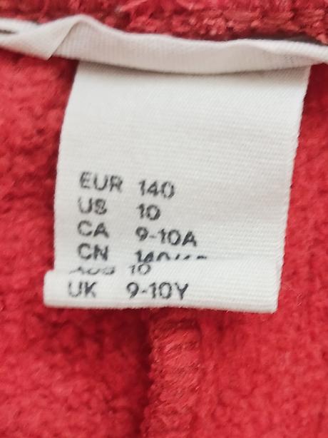 Zateplené tepláky č.140, h&m,140
