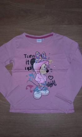 Ružové tričko minnie turn it up, disney,116
