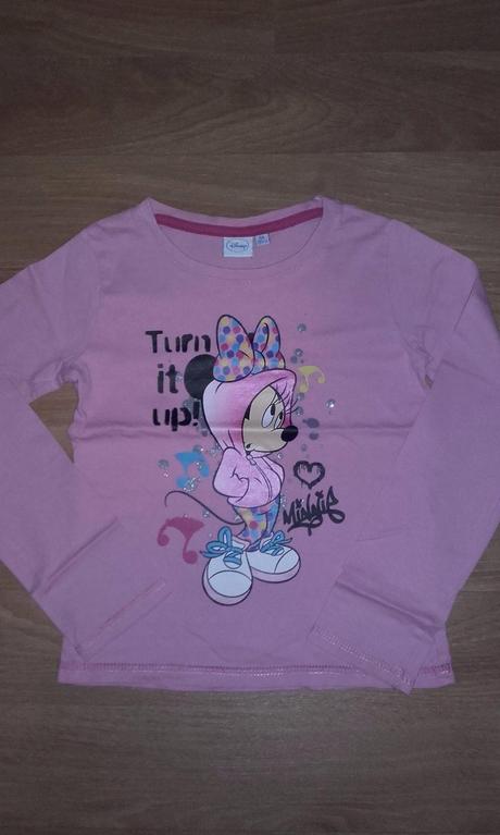 Ružové tričko minnie turn it up, disney,116