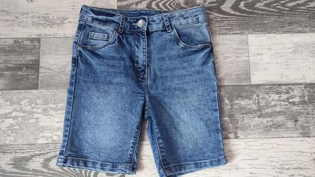 Kraťasy riflové pro kluka 128/134 s regulací, nutmeg,128