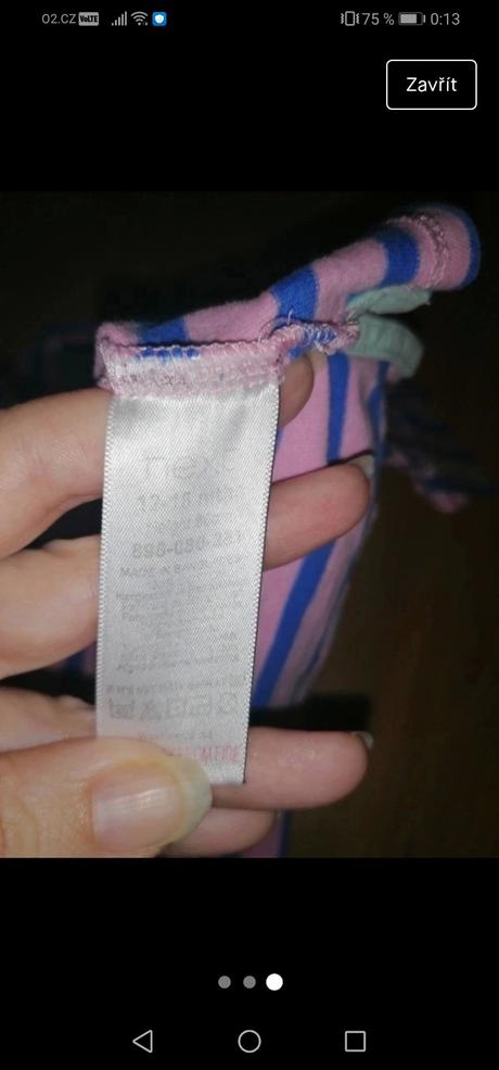 Dětské tričko s proužky, next, next,92