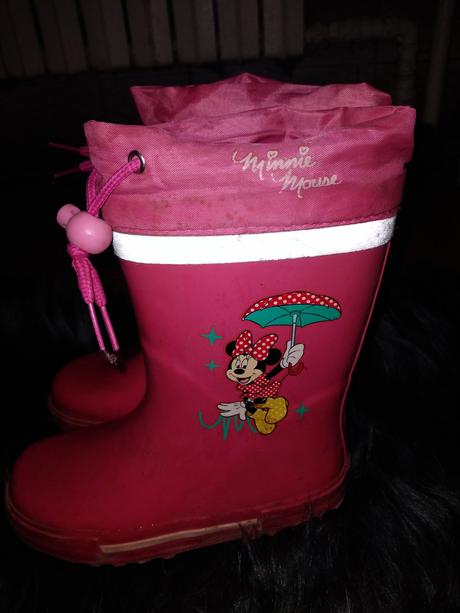 Dívčí gumáky minnie vel. 27, vnit.stélka 17 cm, disney,27