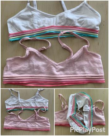 2x dětská podprsenka & top zara vel. 140, zara,140