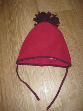 Fleecová čepička podšitá bavlnou  vel. 80/86, h&m,80