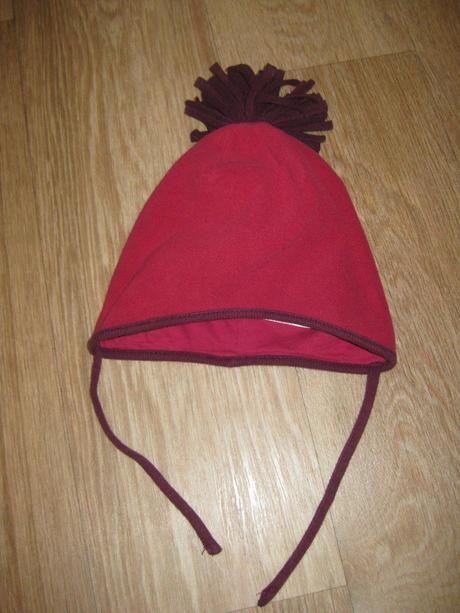 Fleecová čepička podšitá bavlnou  vel. 80/86, h&m,80