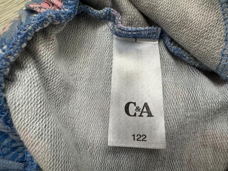 Dívčí kraťasy jednorožec, c&a, vel. 122, c&a,122