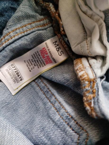 Džíny zn. marks & spencer vel.152, marks & spencer,152