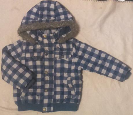 Teplá bunda s kapuckou - vel. 94, 92