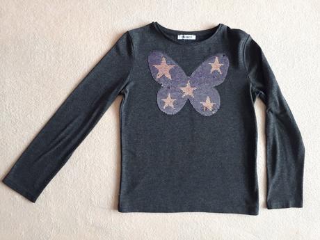 Tričko s přeměňovacími (měnícími) flitry, vel.116, 116