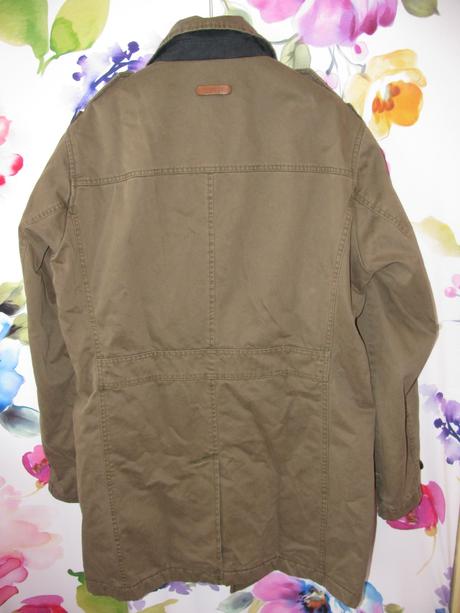 Pánský zimní 3/4 khaki kabát,bunda esprit, esprit,xl
