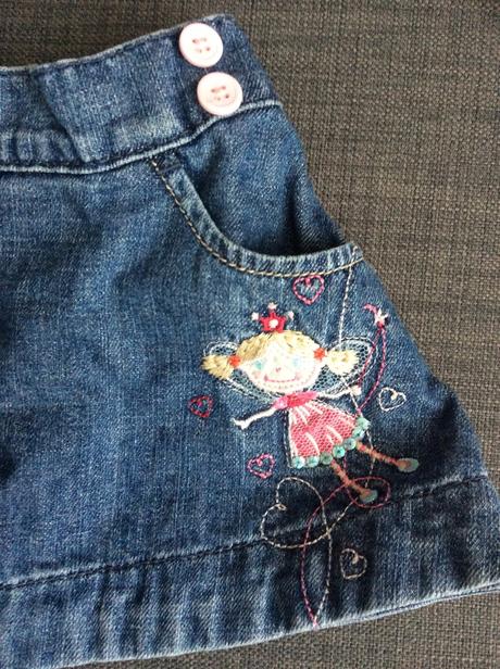 Džínová sukýnka zn. george, george,74