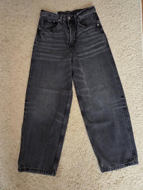 Baggy jeans h&m pánské šedé w29/32, h&m,176