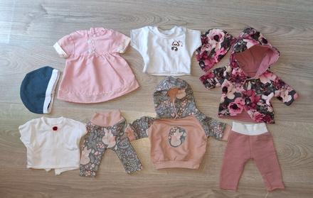 Oblečky baby born-starši sestra,