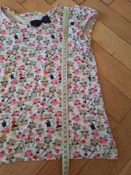 Tričko kočička h&m vel. 122 / 128, h&m,122